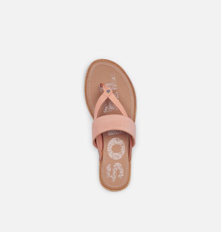 Sandalias Sorel Mujer - Ella™ Flip Flat Rosas - 69743-ELSM